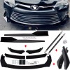 CNPAPC For Toyota Camry Front Bumper Lip Spoiler Splitter Side