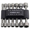 ChgImposs 14pcs/set Power Nuts Driver Drill Bit Tools Set 1/4