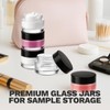 Bumobum 48 Pcs 5 Grams Small Glass Cosmetic Jars with