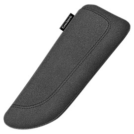 Alcantane Style car Elbow Rest mat car Door arm pad Rest pad Memory Foam Elbow Support Leg Rest pad Knee Rest pad Relax Elbow and Legs Will not Fatigue (Black Left Hand pad)