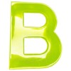 Merriway BH05611 (2 Pcs) Yellow High Visibility Reflective Plastic Stick-On
