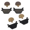 4PCs Motorcycle Front And Rear Brake Pads Brake Accessory Replacement