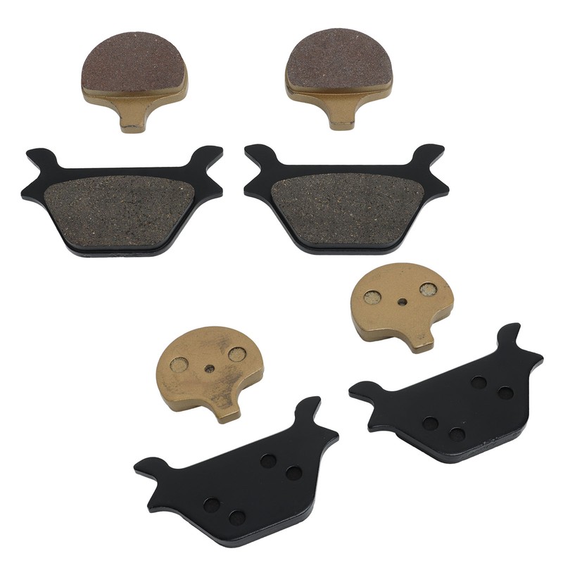 4PCs Motorcycle Front And Rear Brake Pads Brake Accessory Replacement