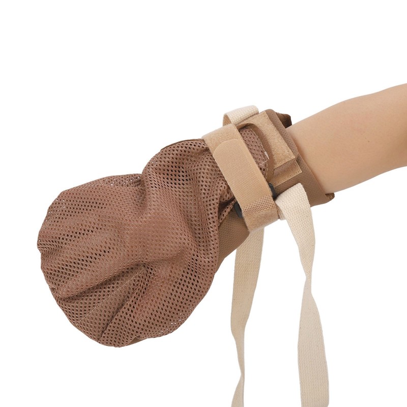 Medical Double Security Mitts Breathable Mesh Comfort Protection Improve Nursing