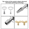 Control Cabinet Key Pack of 6 Universal Keys Tap Key