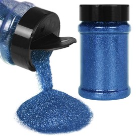 PIXGLITTER Extra Fine Royal Blue Glitter, 1/96" Craft Resin Glitter Powder 5.29oz/150g PET Flakes Crafts Sequins for Nail Art, Hair, Epoxy Resin, Tumblers, Slime, Painting, Festival Decor