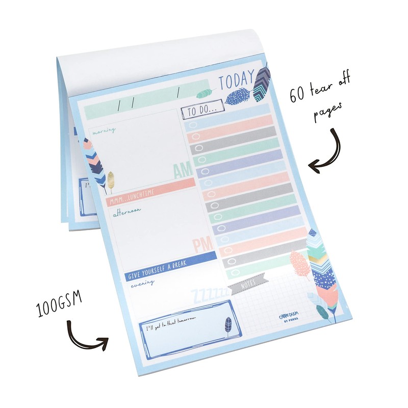 Pukka Pad, Carpe Diem Daily Desk Planner Pad with 60