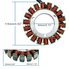 GOOFIT 18 Coil Ignition Stator Magneto Replacement for CFMoto ATV CF500 600 625 0180-032000-10000 0180-032000-0001
