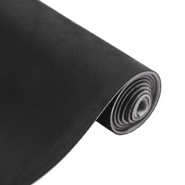 Partuto 150G Headliner Fabric for Car Truck RV SUV Boat Automotive Interior Trim DIY Roof Repair Replacement Suede Fabric Black 20" L x 57" W