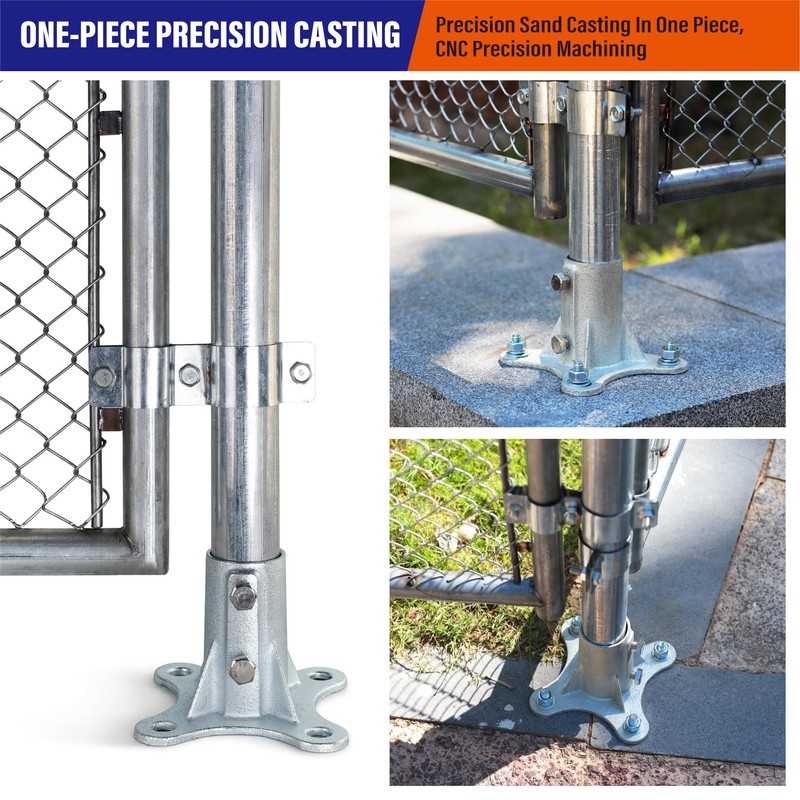 Prinfort 6Pack 2"(Actual: 1 7/8" OD) Chain Link Fence Post