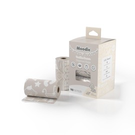 NEW Diaper Disposal Bags (90 BAGS in TOTAL) | VANILLA SCENTED Dirty Diaper Bags Disposable (6 Refill Rolls 9 x 13in) | Leak Proof Diaper Trash Bags on the Go | Baby Poop Bags | Travel Diaper Bags