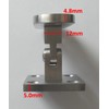 Stainless Steel Handrail Bracket - Adjustable