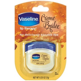 Vaseline Lip Therapy Lip Balm, Creme Brulee 0.25 oz (Pack of 10)