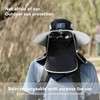 Wide Brim Solar Fan Hat Outdoor Fishing Sunscreen Quick Drying
