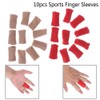 5개입 10개입 손가락 보호대 부목 커버 슬리브 스포츠 [5pcs white