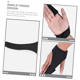 Kisangel Single Finger Protector Fishing Glove Elastic Anti- Glove for Outdoor Fishing Breathable Wrist Support Wear-Resistant Design for Casting and Angling Activities