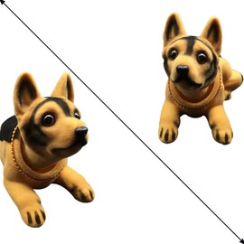 Hoshisea Cuddly Toy Dog, Dog Plush Toy, Bobble Head Figure Car, Wobble Dog Car Interior Decoration, for Home, Car Decoration, Office Decoration
