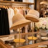 Lorveelo Hat Display Stand 3PCS, Gold Stainless Steel Adjustable Hat