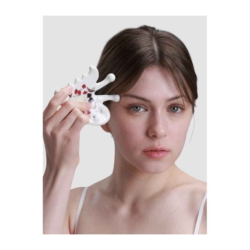 Pearl Care V Line Ceramic Gua Sha Massager / 펄케어
