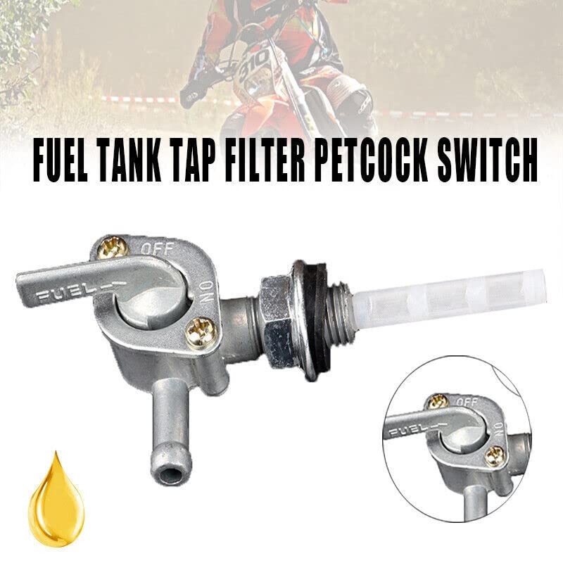 AIMALL Fuel Tank Tap Filter Petcock Switch 110cc 125cc PIT