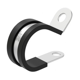 Grizzly Supply 3/4" Rubber Lined Steel Clamp 100/bag