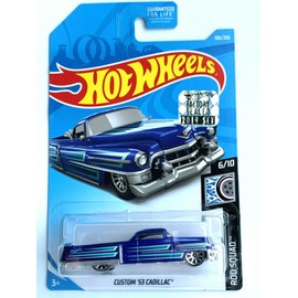 DieCast Hot Wheels Custom '53 Cadillacs (Blue) - Rod Squad 6/10 (2019 Factory Sealed)