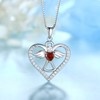 FJ Heart Guardian Angel Pendant Necklace 925 Sterling Silver Angel