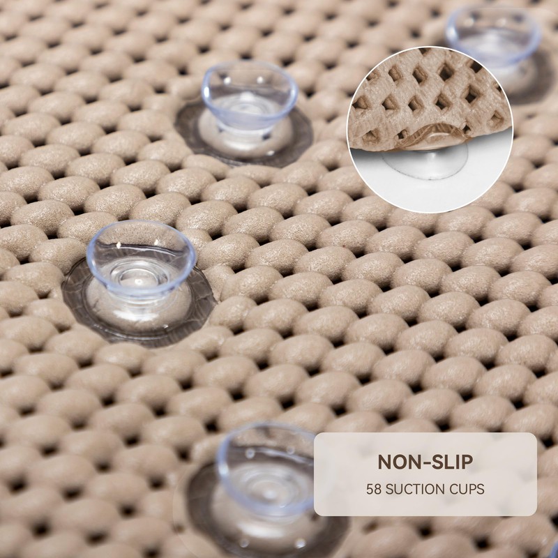 Bathtub Mat Non Slip 36'' X 17'', Soft Foam Bath