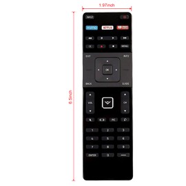 New XRT122 Replace Remote fit for VIZIO TV E32-C1 E32H-C1 E40-C2 E40X-C2 E43-C2 E48-C2 E50-C1 E55-C1 E55-C2 E60-C3 E65-C3 E65X-C2 E70-C3 D43-D2 D48-D0 D50-D1 D50U-D1 D55-D2 D55U-D1 D58U-D3 D60-D3