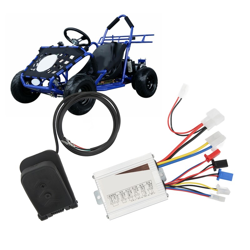 DC24V 500W Brushed Speed Controller with Throttle Pedal Kit for