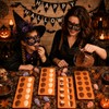 VvLons Skull Chocolate Molds, Set of 4 Halloween Skull Head