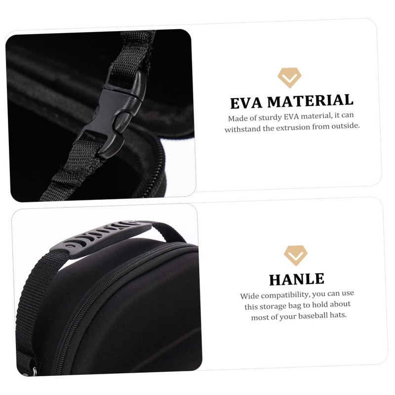 ABOOFAN Hard Eva Baseball Caps Case Portable Travel Hat Organizer