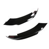 2 Pcs Front Bumper Diffuser Glossy Black Left Right Lip