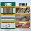 1/4" Stainless Steel Cable, 100FT Wire Rope, 7X19 Strands Aircraft