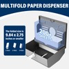 Bertreno Commercial Paper Towel Dispenser Wall Mounted C-fold Hand Towel