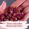 Dried Rose Petals | Edible, Food Grade Red Petals for