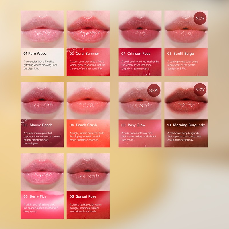 shaishaishai [shaishaishai]SUN-KISSED Plump Lip Balm 4g (10 colors)