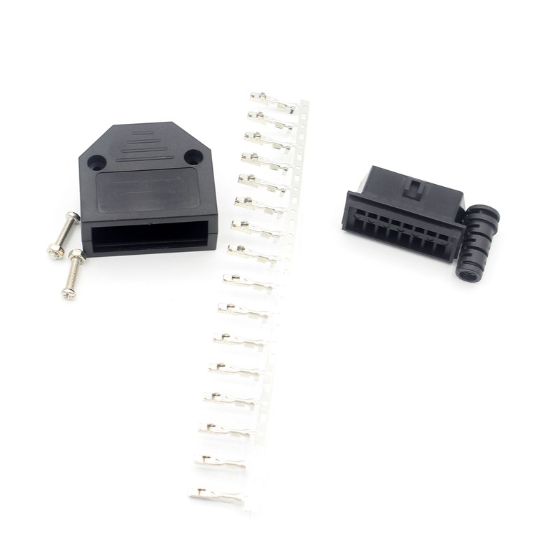 LoongGate OBD II Buchse 16 Pin Verdrahtungsstecker Adapter für OBD2