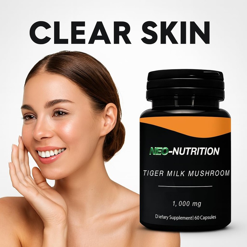 Tiger Milk Mushroom 1000mg Rhinocerus Sclerotium Cognition, Histamine, Respiratory Lung