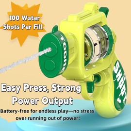 Mini Water Gun for Kids Toddler,6-8M Long Range Super Water Soaker Squirts Blasters Gun for Boys Girls Pool Water Toys Summer Outdoor Beach Fighting Toys(2 Pack)