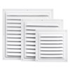 Louvered Ventilation Grille, 2pcs Aluminum Vent Protection Cover Air Flow