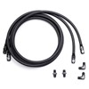 6AN transmission cooler lines Compatible with 4L60 700R4 TH350 TH400