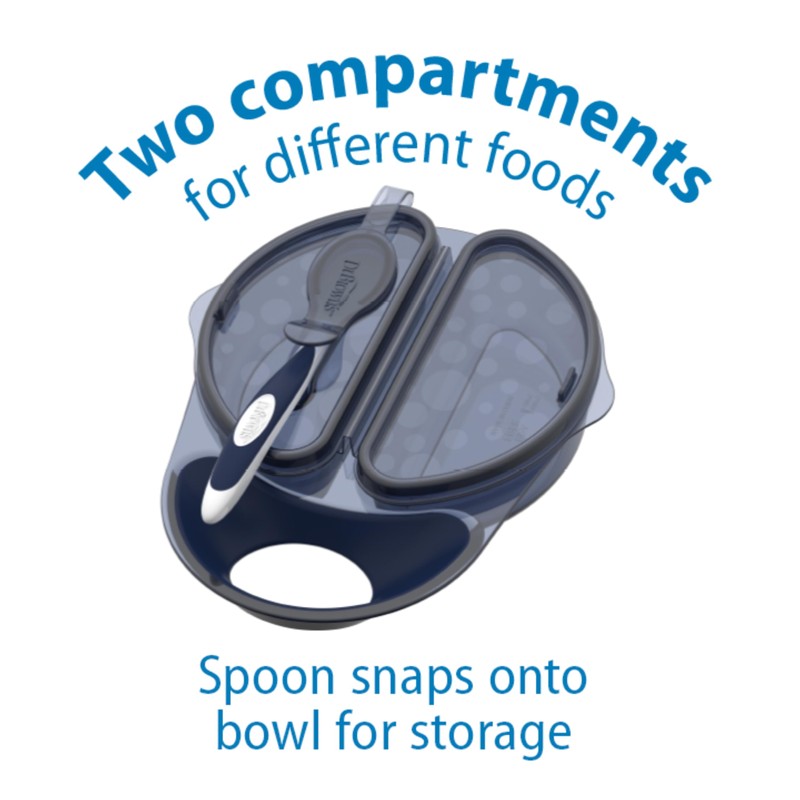 Dr. Brown's Travel Fresh Bowl and Snap-in Spoon for Toddler