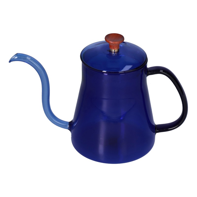 Coffee Kettle Glass Coffee Pot 600ML Coffee Drip Kettle Long