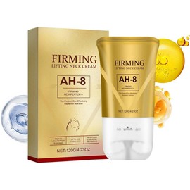 AH-8 Firming Lifting Neck Cream - Anti-Aging, Tightening & Hydrating Cream for Saggy Skin, Reduces Wrinkles, Fine Lines & Double Chin 120g