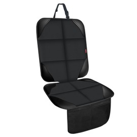 MORROLS Car Seat Protectors for Child Car Seats 1 Pack Waterproof Leather Seats Protectors with Non-Slip Bottom Large Mesh Pockets Leather and Fabric Car Seats for SUV, Sedan, Trunk