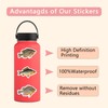 50PCS Funny Fish Stickers for Teens Boy Girls Kids Deep-Sea