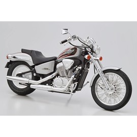 Aoshima Bunka Kyozai 1/12 The Bike Series No. 58 Honda NC26 Steed VSE 1996 Plastic Model with Custom Parts