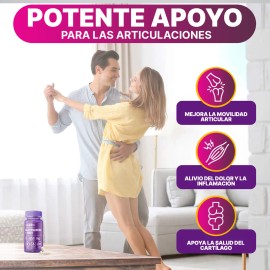 Suplemento De Sulfato De Glucosamina 800 Mg Con Msm 90 Cáps Sabor Sin sabor