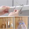 NORSON-NADISHA 2PCS Over Door Hook Hanger Stainless Steel Shower Towel